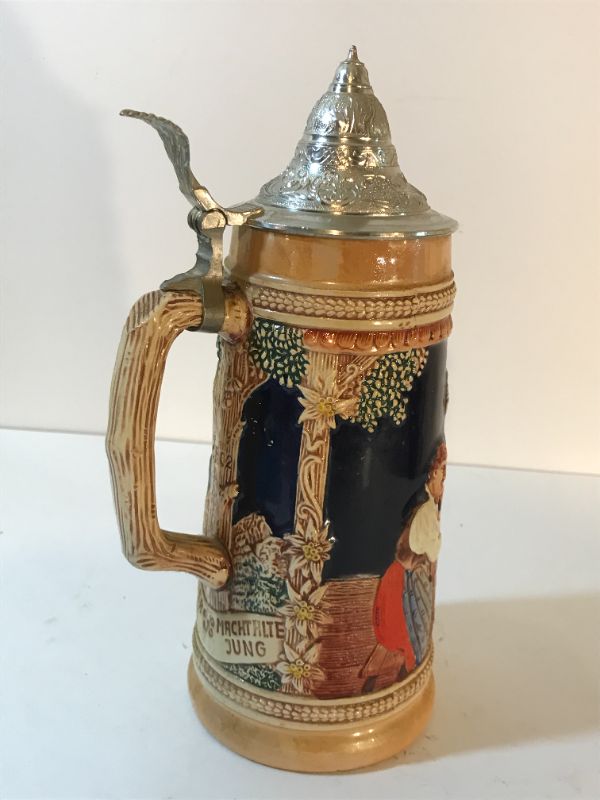 Photo 3 of VINTAGE GERMAN BEER STEIN GERZ W. GERMANY