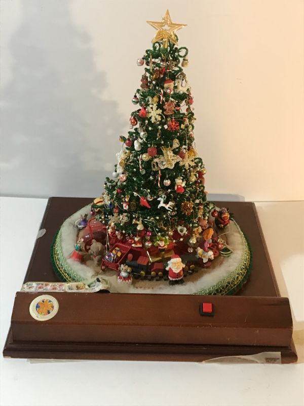 Photo 1 of SUGAR PINE CHRISTMAS TREE 12”H HANDCRAFTED BY ROBERTA DARREN 