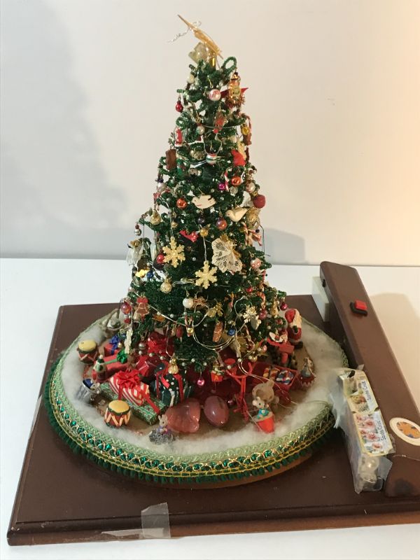 Photo 2 of SUGAR PINE CHRISTMAS TREE 12”H HANDCRAFTED BY ROBERTA DARREN 