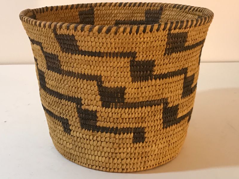 Photo 4 of ANTIQUE NATIVE AMERICAN RITUAL BASKET