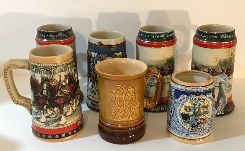 Photo 2 of VINTAGE BUDWISER MUGS, GUINNESS STOUT- MADE IN ENGLAND & JAPAN MADE TUCSON AZ MUG