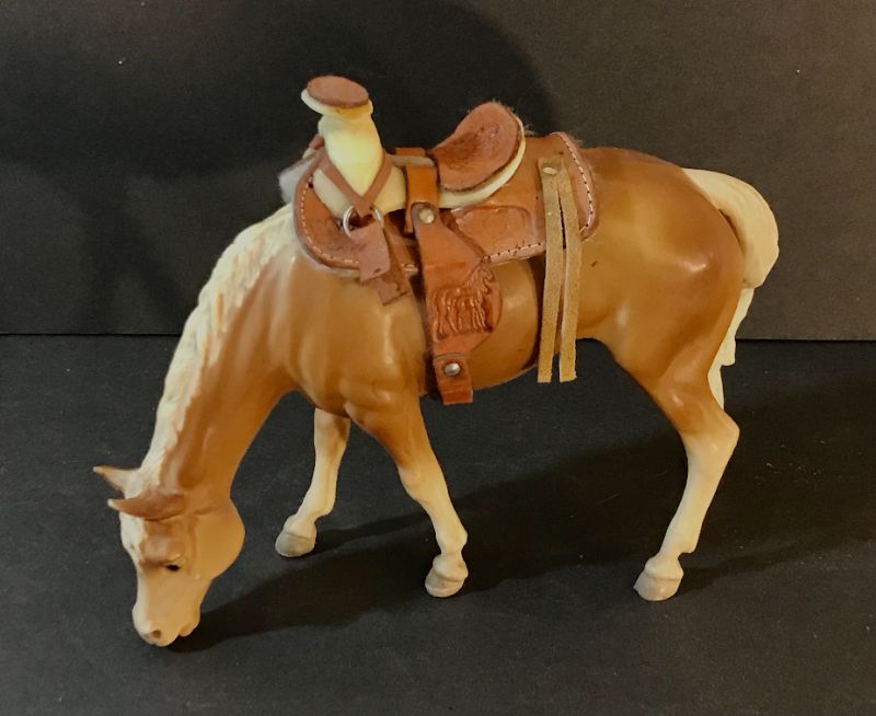 Photo 1 of VINTAGE BREYER HORSE WITH LEATHER TACK