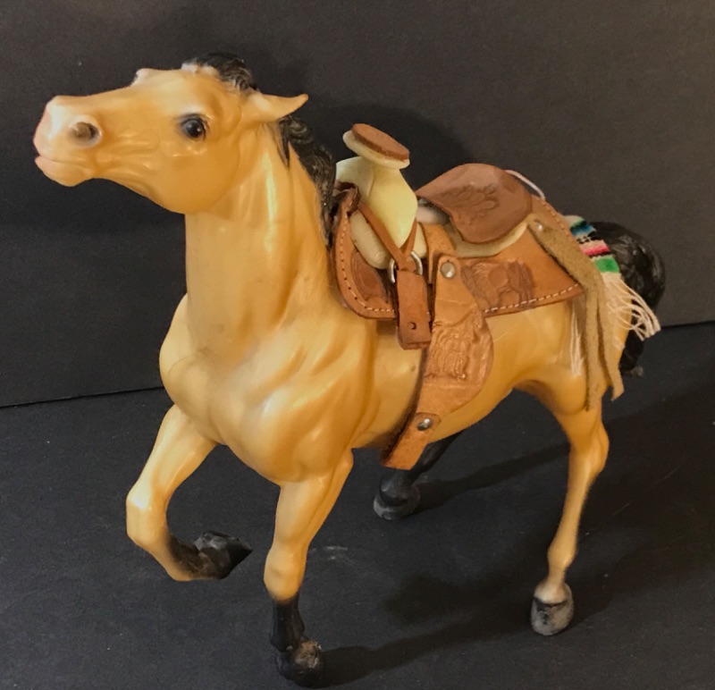 Photo 4 of VINTAGE BREYER HORSE WITH LEATHER TACK