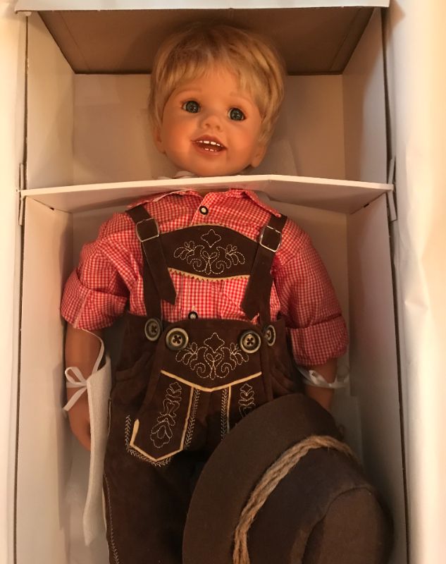 Photo 6 of NIB THE ASHTON-DRAKE GALLERIES “THE LEDERHOSEN BOY” #4985