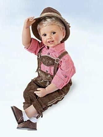 Photo 1 of NIB THE ASHTON-DRAKE GALLERIES “THE LEDERHOSEN BOY” #4985