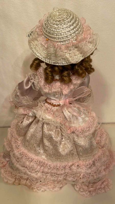 Photo 4 of VICTORIAN DRESSED PORCELAIN DOLLS