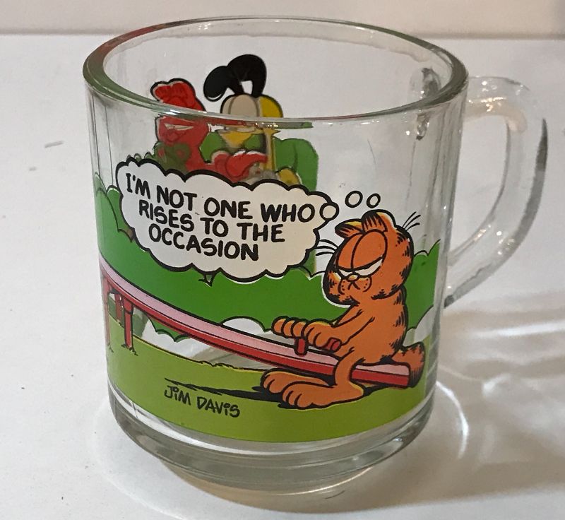 Photo 2 of 12 VINTAGE GARFIELD JIM DAVID GLASSES FROM MCDONALDS 