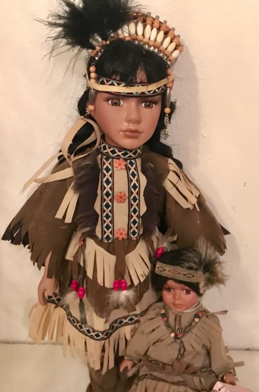 Photo 2 of NATIVE AMERICAN DOLL CATHAY COLLECTION 8” & 16” DOLLS