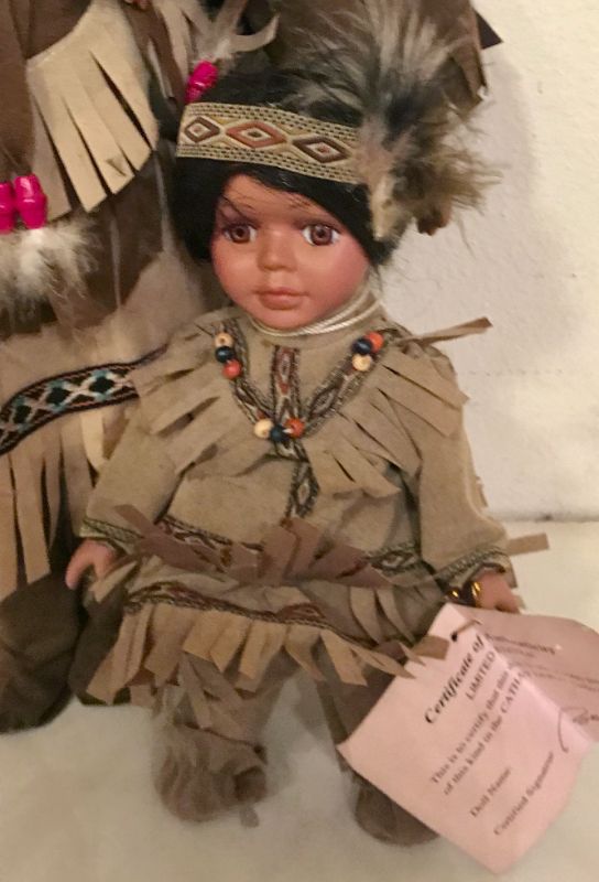 Photo 3 of NATIVE AMERICAN DOLL CATHAY COLLECTION 8” & 16” DOLLS
