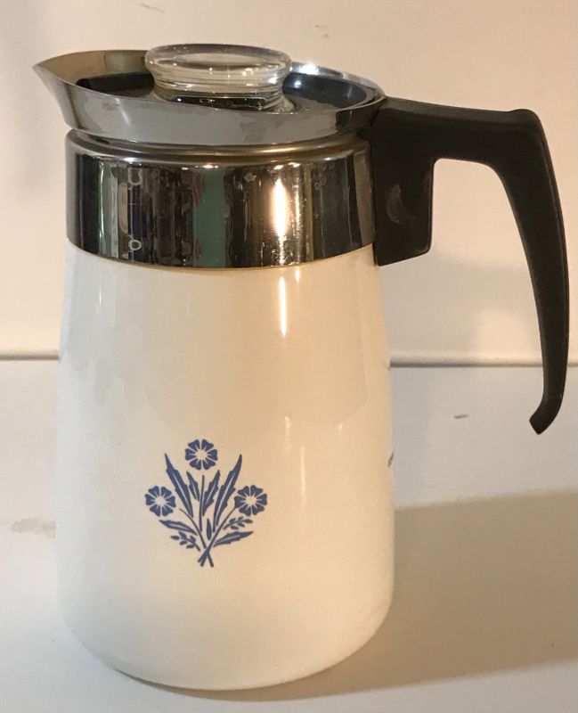 Photo 1 of VINTAGE CORNING WARE 
6 CUP PERCOLATOR