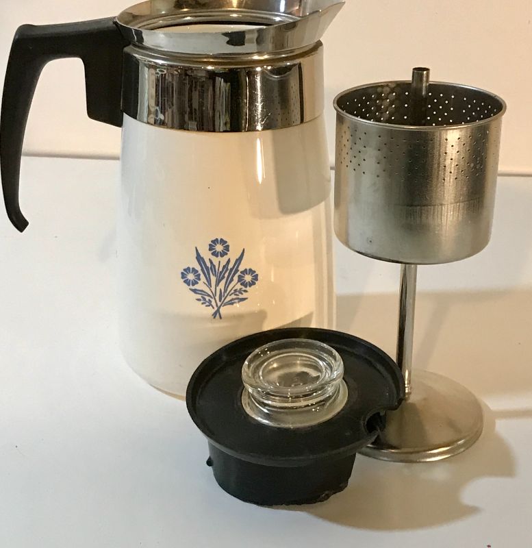 Photo 5 of VINTAGE CORNING WARE 
6 CUP PERCOLATOR