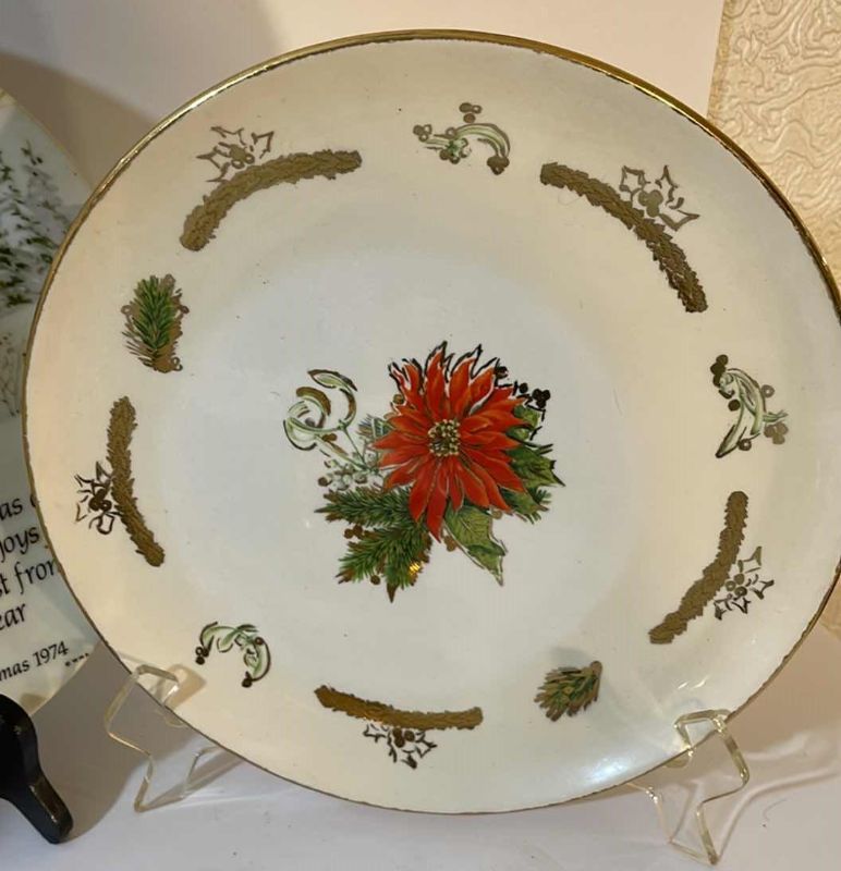 Photo 2 of VINTAGE SIGNED CHRISTMAS PLATES AND MUGS