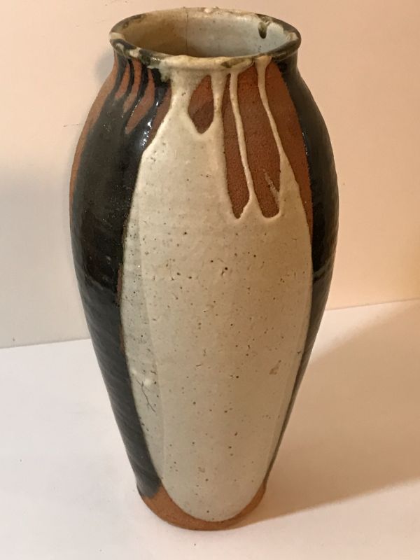 Photo 1 of MID CENTURY MODERN GLAZED POTTERY VASE