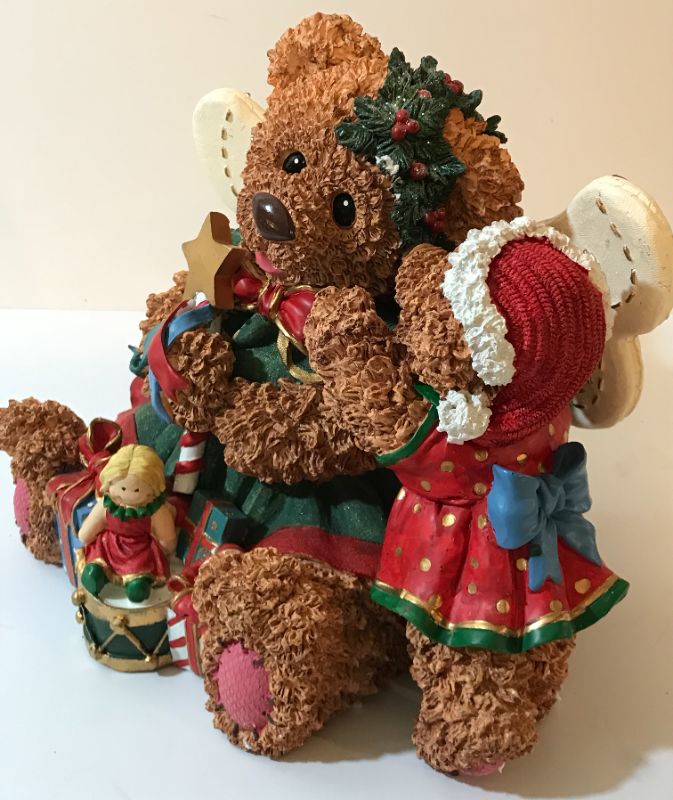 Photo 1 of CHRISTMAS BEAR STATUE 11x7x10