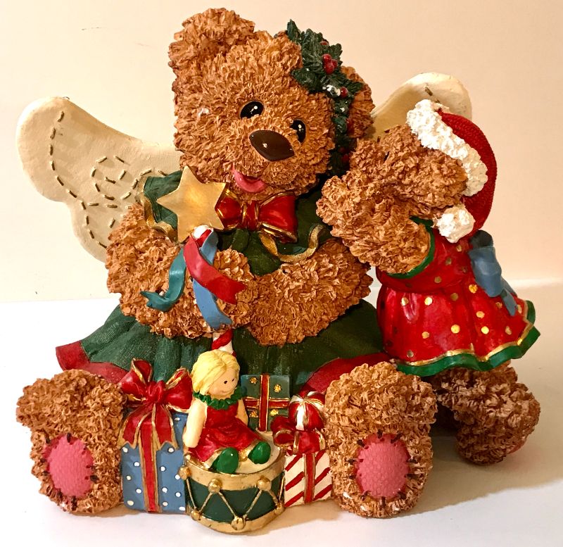 Photo 3 of CHRISTMAS BEAR STATUE 11x7x10