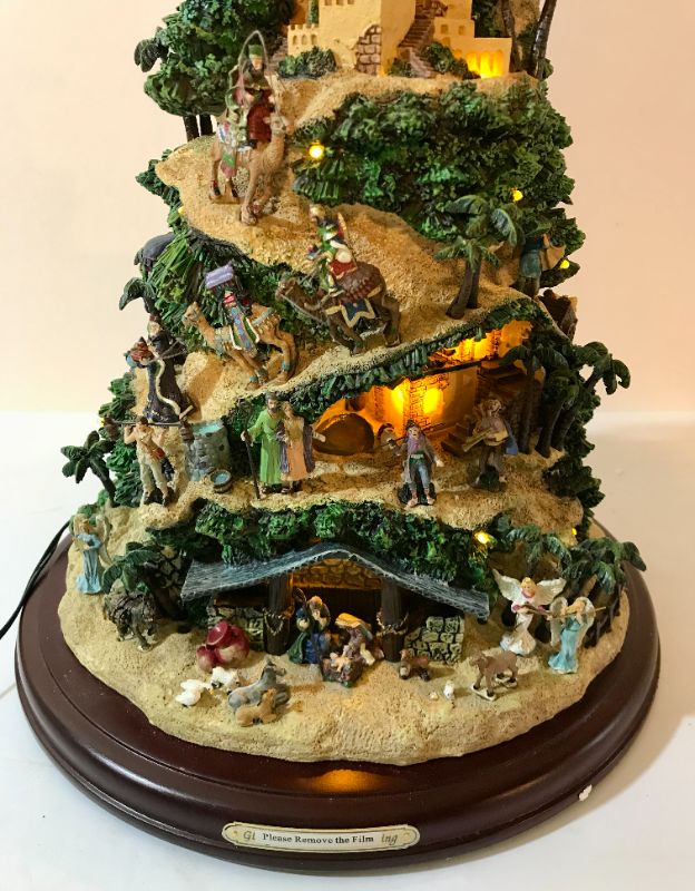 Photo 5 of THOMAS KINKADE "GLORY TO THE NEWBORN KING" NATIVITY TREE