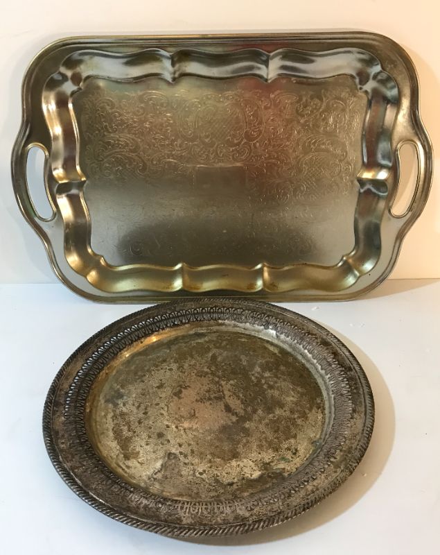 Photo 2 of VINTAGE & ANTIQUE SILVER PLATE SERVEWARE 