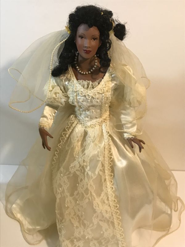 Photo 2 of VINTAGE T C PORCELAIN BRIDE DOLLS