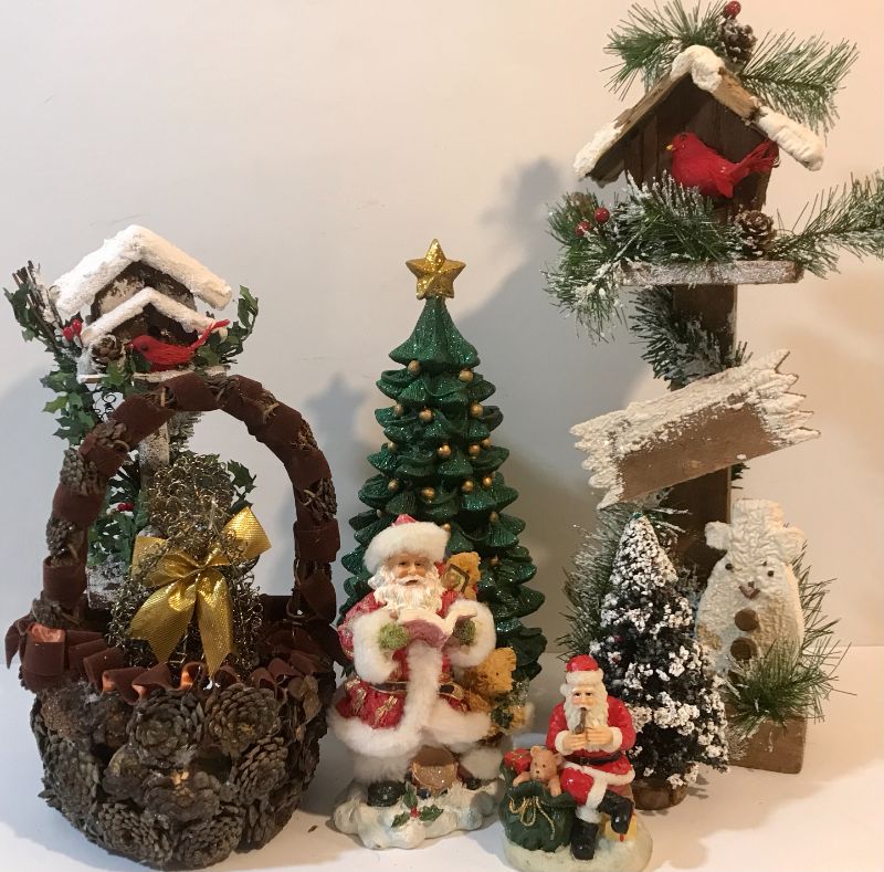 Photo 1 of VINTAGE CHRISTMAS DECOR, SANTA & MORE