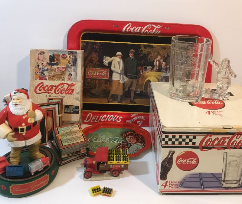 Photo 5 of VINTAGE COCA-COLA
COLLECTIBLES MUGS, TRAY & MORE