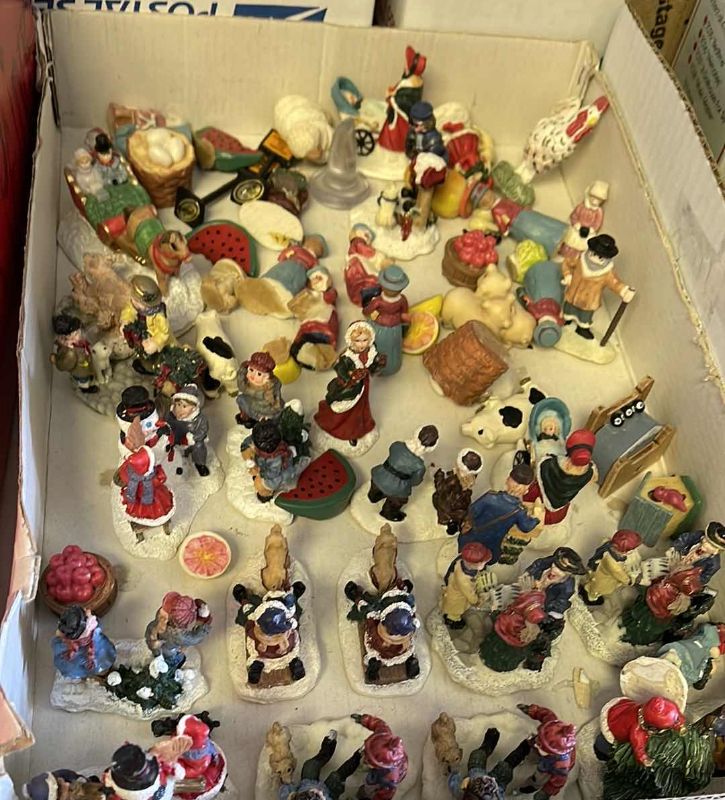 Photo 1 of VINTAGE CHRISTMAS MINI MINIATURES CRAFTING FIGURES