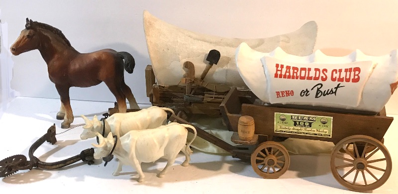 Photo 1 of VINTAGE OX DRAWN COVERED WAGON & MORE