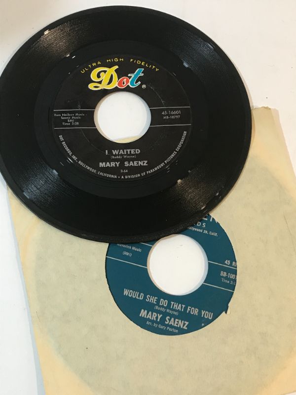 Photo 3 of MARY SAENZ AKA ROBERTA DARREN 
MEMORABILIA & 45 RECORD