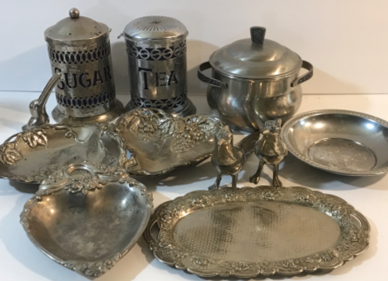 Photo 1 of VINTAGE SILVER PLATE ASSORTED ITEMS 