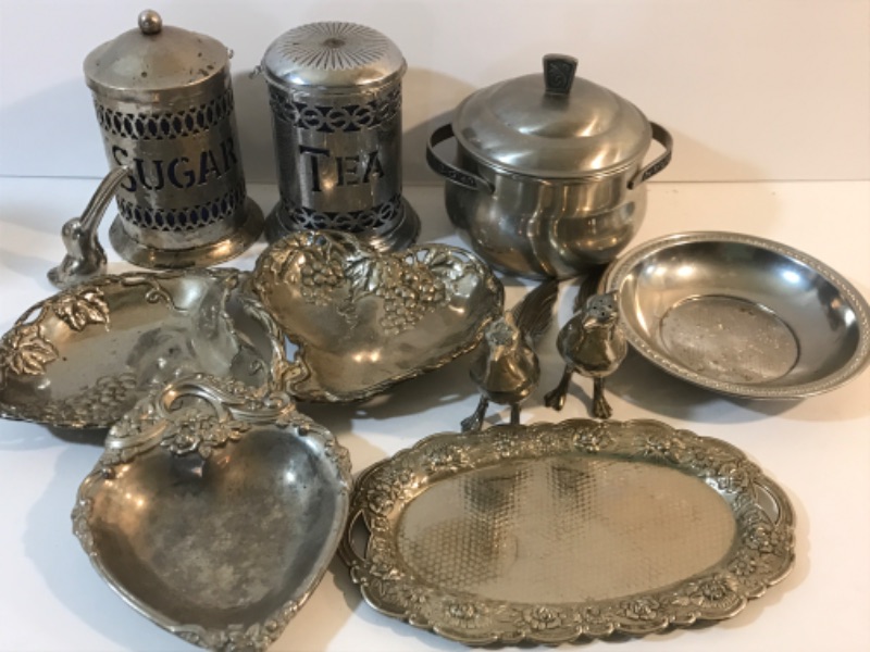 Photo 1 of VINTAGE SILVER PLATE ASSORTED ITEMS 