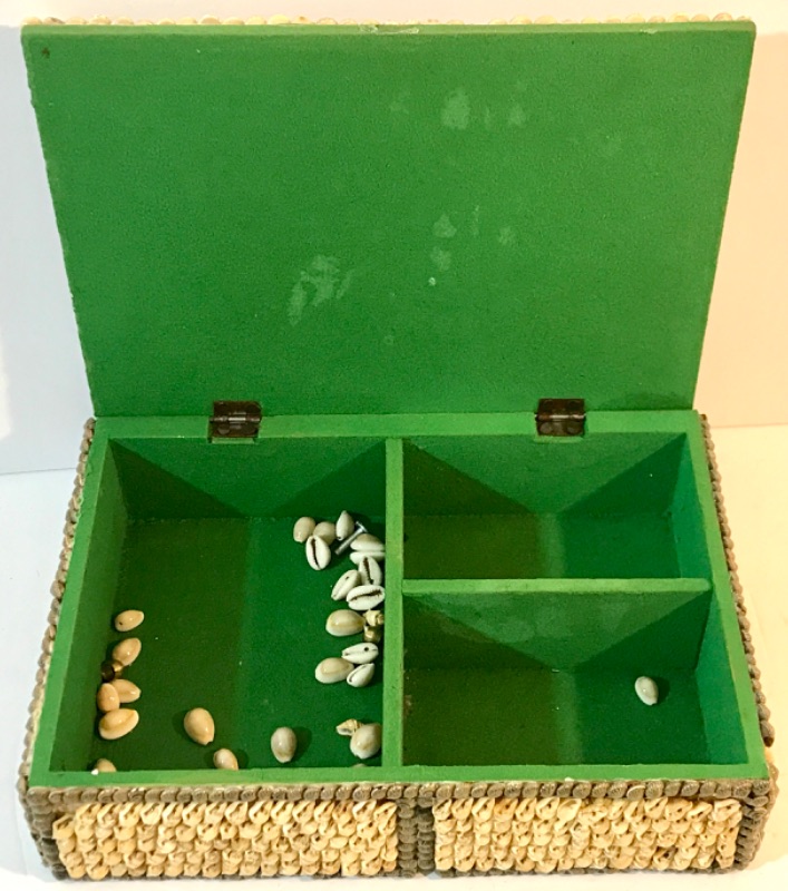 Photo 2 of VINTAGE SHELL JEWELRY BOX & MORE 