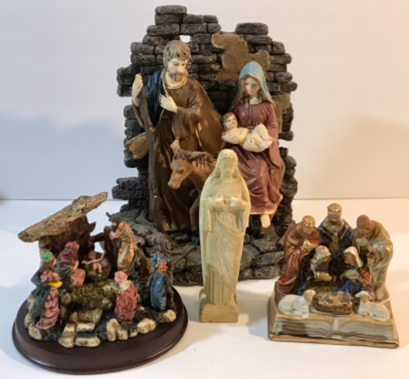 Photo 1 of VINTAGE RELIGIOUS FIGURINES  