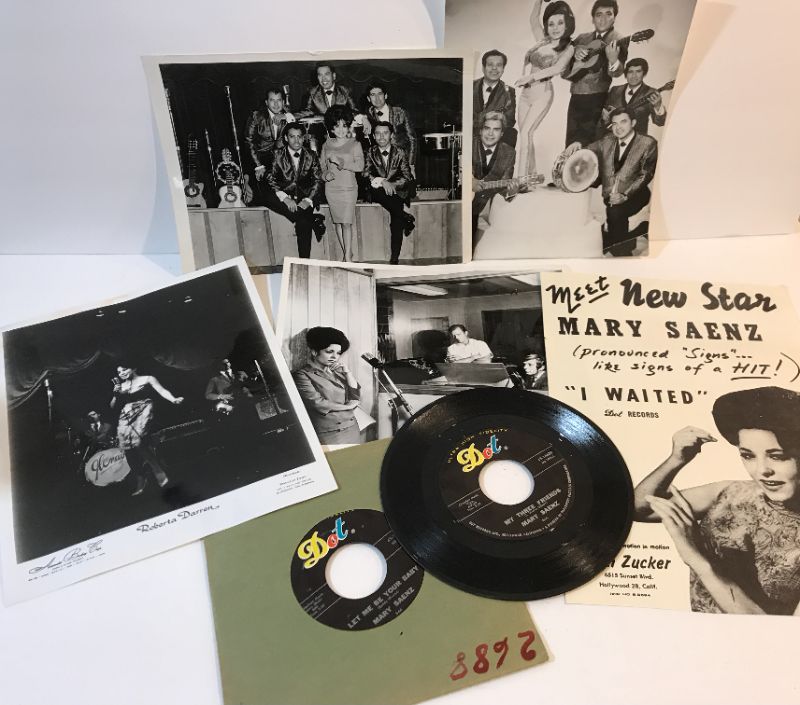 Photo 1 of MARY SAENZ AKA ROBERTA DARREN RECORDS AND PROMO PICTURES