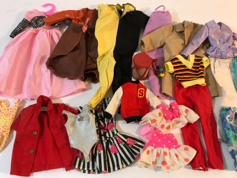 Photo 2 of VINTAGE BARBIE & KEN DOLL CLOTHES.