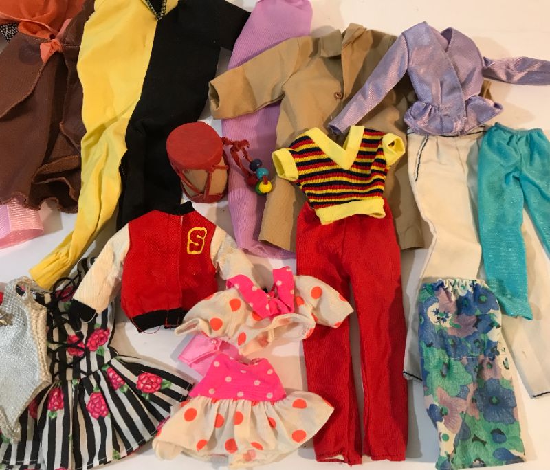 Photo 3 of VINTAGE BARBIE & KEN DOLL CLOTHES.