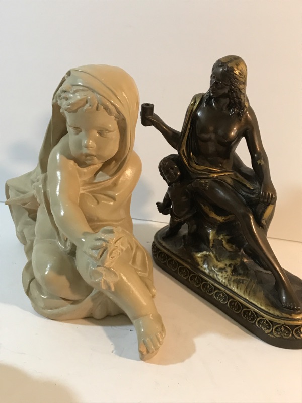 Photo 2 of 1988 CHILD STATUE & NUDE WOMAN FIGURINE