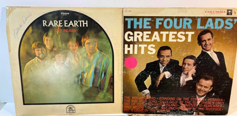 Photo 3 of VINTAGE RECORDS- RARE EARTH, THE FOUR LADS , SHOW HITS, LINDA RONSTADT , GREATEST SONGS OF AMERICA