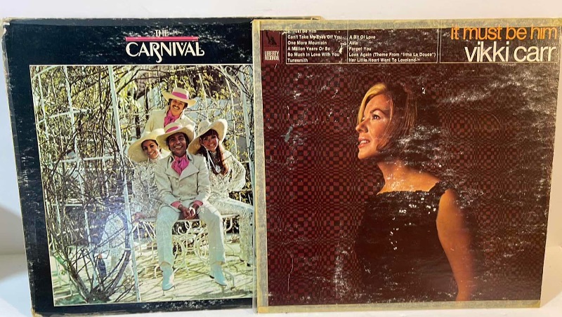 Photo 2 of VINTAGE RECORDS- BARBARA STREISAND, VIKKI CARR, THE CARNIVAL, HERB ALPERTS TIJUANA BRASS , MISS VIKKI CARR