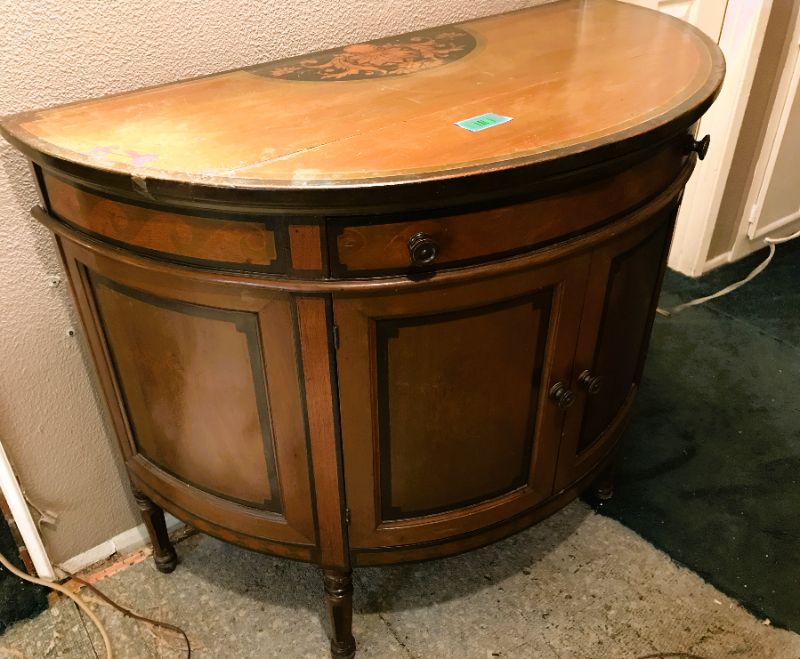 Photo 4 of HALF-MOON MAHOGANY SIDEBOARD WITH DRAWERS
44”x 22.5”x 36”