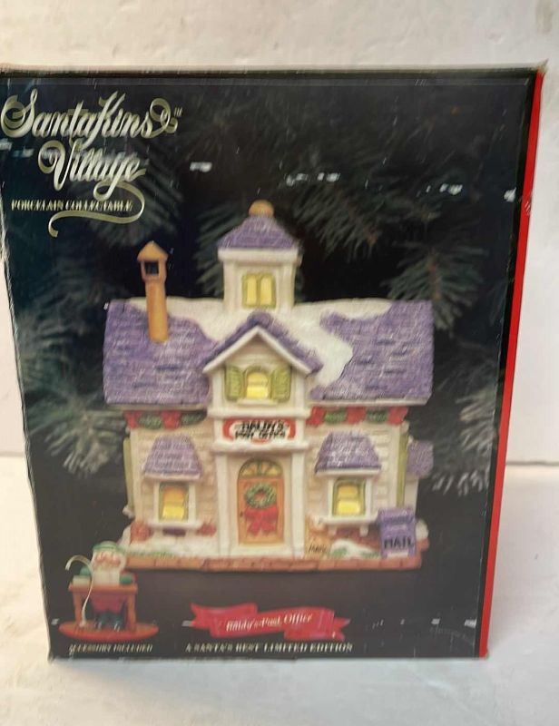 Photo 2 of SANTAKINS VINTAGE CHRISTMAS VILLAGE 5 DIFFRENT PIECES 