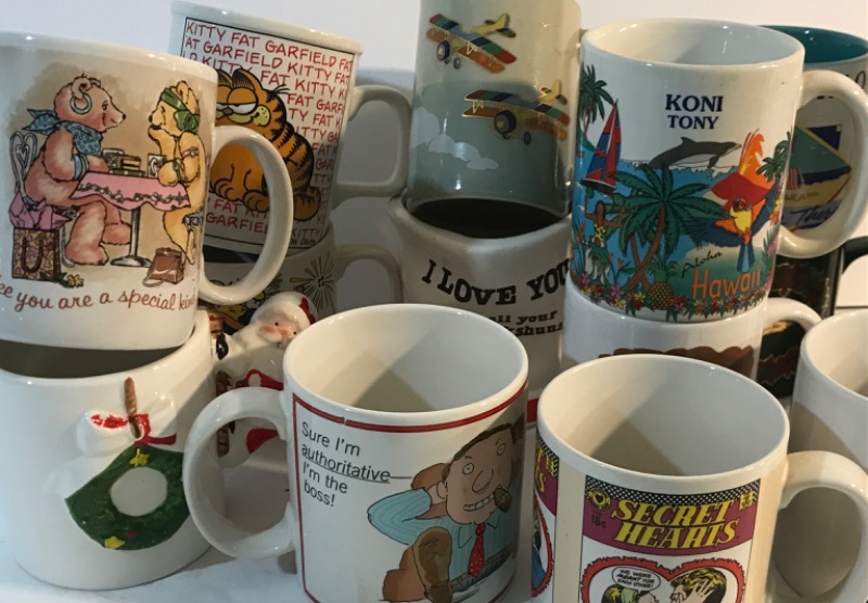 Photo 2 of COLLECTION OF COMICAL VINTAGE MUGS & MORE