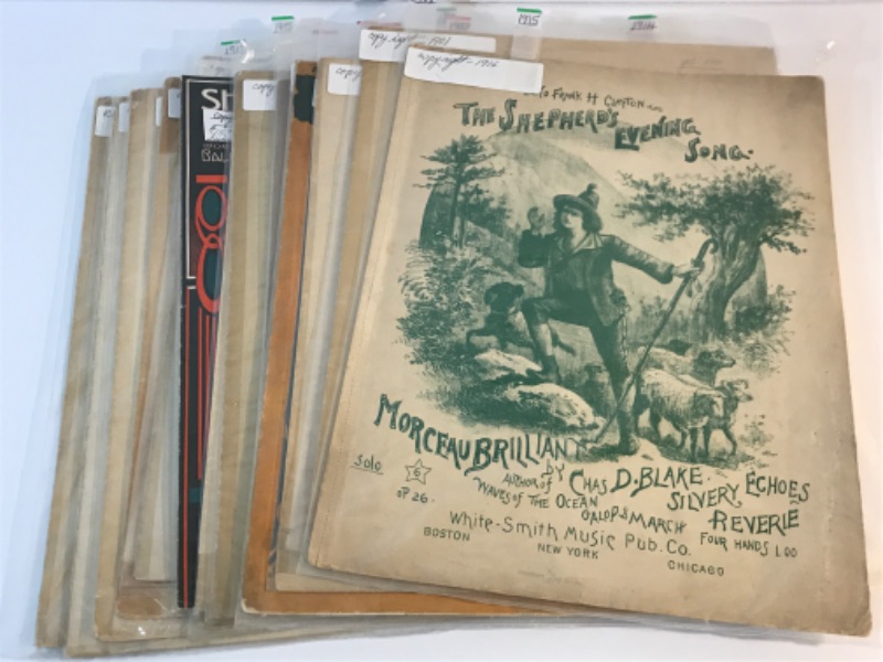 Photo 1 of ANTIQUE SHEET MUSIC