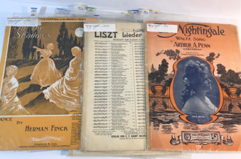 Photo 3 of ANTIQUE SHEET MUSIC