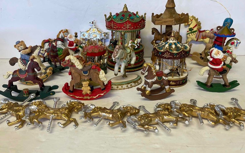 Photo 1 of COLLECTION OF MINIATURE CAROUSELS  