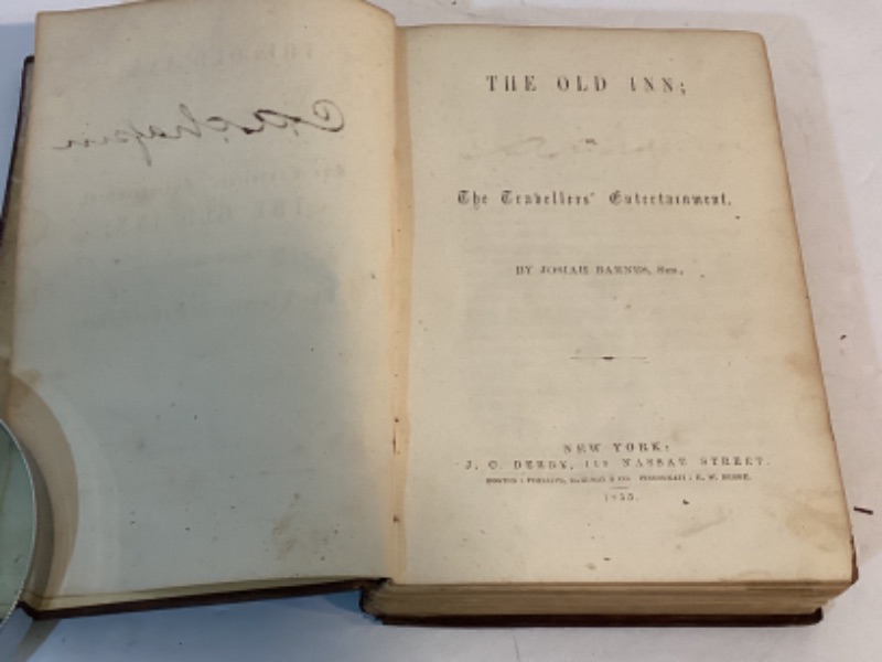 Photo 3 of 1825 ANTIQUE BOOK THE OLD INN 