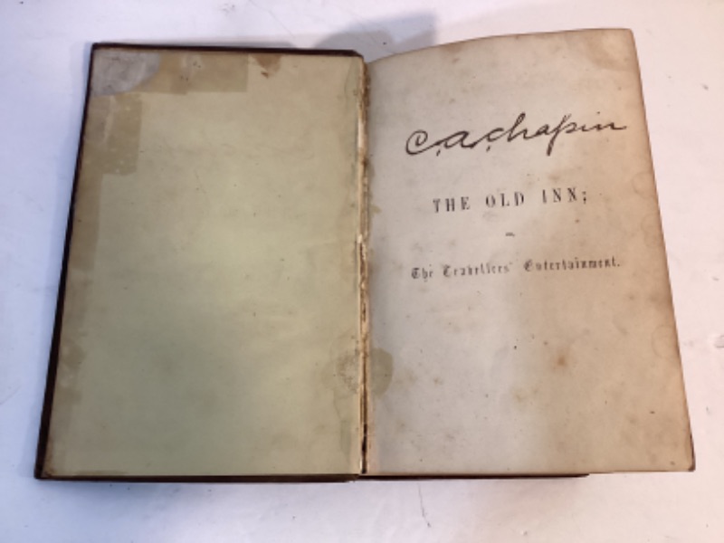 Photo 2 of 1825 ANTIQUE BOOK THE OLD INN 