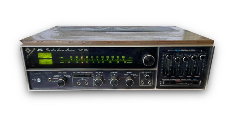 Photo 1 of VINTAGE JVC 5550U AM/FM STEREO RECEIVER JAPAN WITH BUILT-IN EQUALIZER - TESTED WORKING