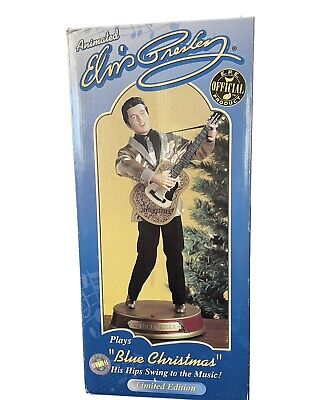 Photo 2 of NOS ELVIS PRESLEY DANCING ANIMATED LIMITED EDITION SINGING BLUE CHRISTMAS