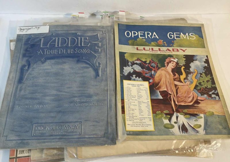 Photo 1 of ANTIQUE SHEET MUSIC - 20 DIFFERENT PIECES