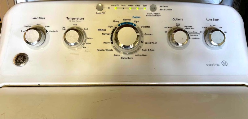 Photo 3 of GE DEEP FILL WASHMACHINE