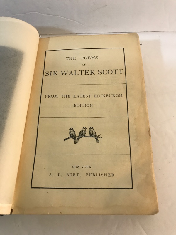 Photo 9 of ANTIQUE BOOKS
THE POEMS OF SIR WALTER SCOTT & WAVERLY NOVELS